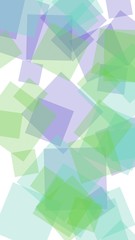 Multicolored translucent hexagons on white background. Vertical image orientation. 3D illustration