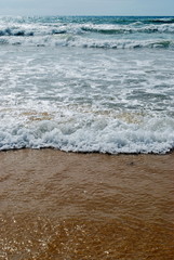 waves on the beach