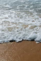 waves on the beach
