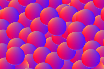 Colorful geometric gradient background. Abstract texture with spheres