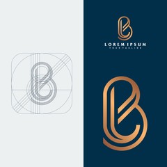 BL monogram logo concept. © artism_studio