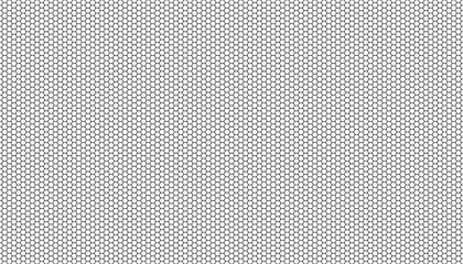 Black honeycomb on a white background. Seamless texture. Isometric geometry. 3D illustration