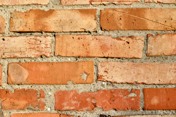 Obraz premium Background of brick old masonry wall texture