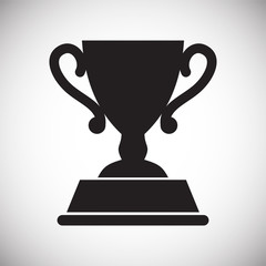 Awards icon on background for graphic and web design. Simple vector sign. Internet concept symbol for website button or mobile app.