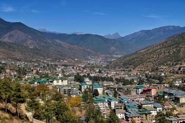 Fototapeta na wymiar Thimphu, Bhutan