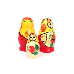 Traditional Russian wooden toy 