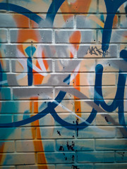 abstract urban graffiti street wall