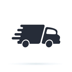 Delivery Truck Icon Vector Design Logo Template