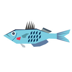 fish flat illustration