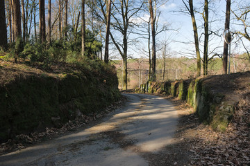 Path leading to Karba village in Machuv kraj tourist area