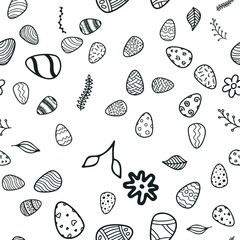 Happy Easter holiday seamless background