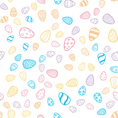 Happy Easter holiday seamless background