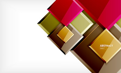 Square geometrical background