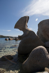 Rock of the Monachella in Sardinia
