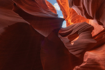 Scenic fine art of famous Antelope Canyon, Arizona, USA
