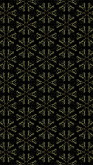 Ornate geometric pattern and abstract multicolored background