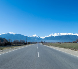 Bulgarian road to Bansko 