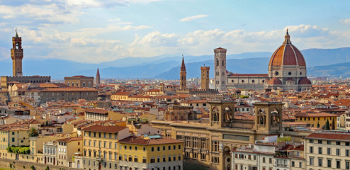 Fototapeta na wymiar Panorama of the city of FLORENCE