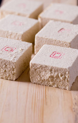 chinese style green bean cake