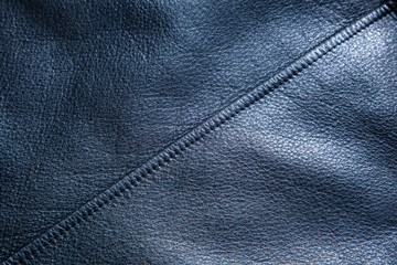 Black leather texture background, Leather background.