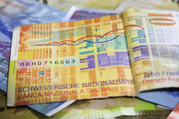 Swiss Franc Bank Notes