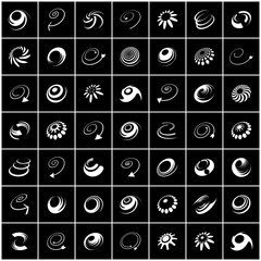Design elements set. Abstract icons.