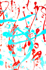 Vibrant Paint Messy Background Acrylic Splatter