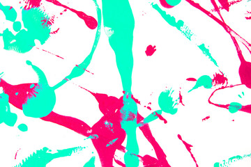 Fototapeta premium Vibrant Paint Messy Background Acrylic Splatter