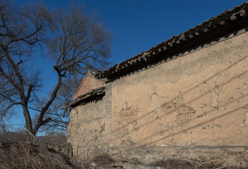Fototapeta na wymiar Abandoned Folk house in Shanxi China