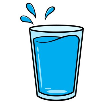 A Glass Of Water Cartoon Images – Browse 48,405 Stock Photos, Vectors, and  Video | Adobe Stock