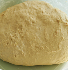 fermented dough, donuts and bread ready to make dough, homemade fermented dough,