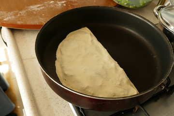 fermented dough, donuts and bread ready to make dough, homemade fermented dough,