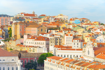 Fototapeta na wymiar Skyline Lisbon Old Town Portugal