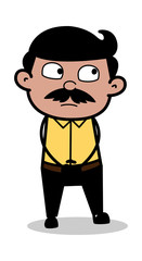 Imagine - Indian Cartoon Man Father Vector Illustration