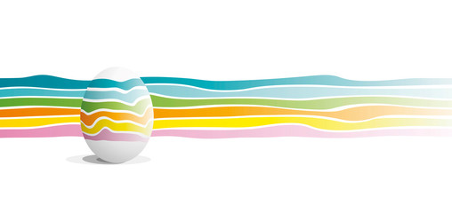 Easter egg new color palette abstract modern gradient landscape background