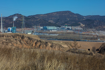 Landform of loess high slope