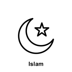 Ramadan islam outline icon. Element of Ramadan day illustration icon. Signs and symbols can be used for web, logo, mobile app, UI, UX