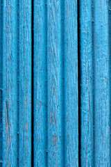 Fototapeta na wymiar Wood texture. Blue paint retro. Ancient wooden background.