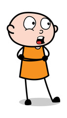 Standing and Talking - Cartoon thief criminal Guy Vector Illustration