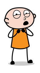 Talking Expression - Cartoon thief criminal Guy Vector Illustration