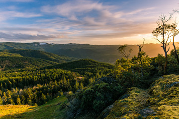 Sunset Mountain Landscape