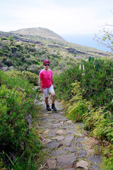 Naklejka premium Wanderung bei Las Tricias