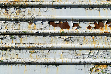 Old wagon paint texture with lines horizontal