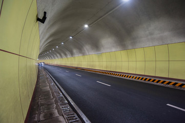 tunnel and road