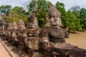 Fototapeta na wymiar Angkor Thom, Siem Reap, Cambodia