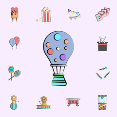 Balloon colored icon. circus icons universal set for web and mobile