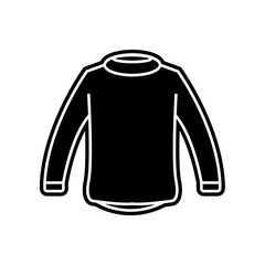 Sweater clothes man icon. Element of clothes for mobile concept and web apps icon. Glyph, flat icon for website design and development, app development