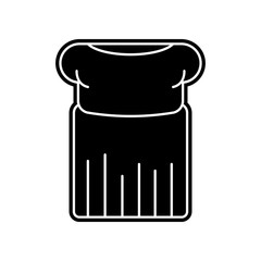 Crop clothes women dress icon. Element of clothes for mobile concept and web apps icon. Glyph, flat icon for website design and development, app development