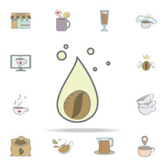 drop of coffee icon. coffee icons universal set for web and mobile