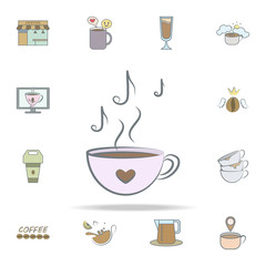 aroma of coffee notes icon. coffee icons universal set for web and mobile